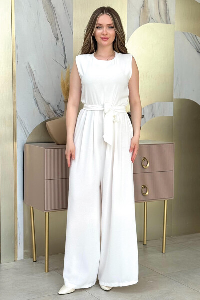 İnci İşleme Detaylı Abaya Takım 8492 Siyah - 3