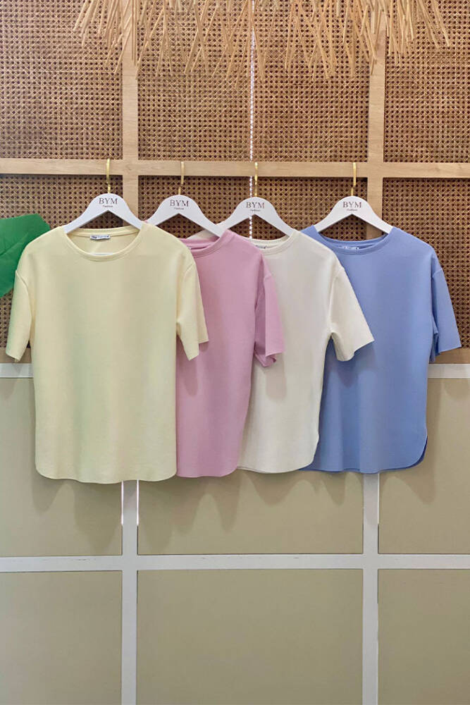 6708 T-SHIRT Sarı - 2