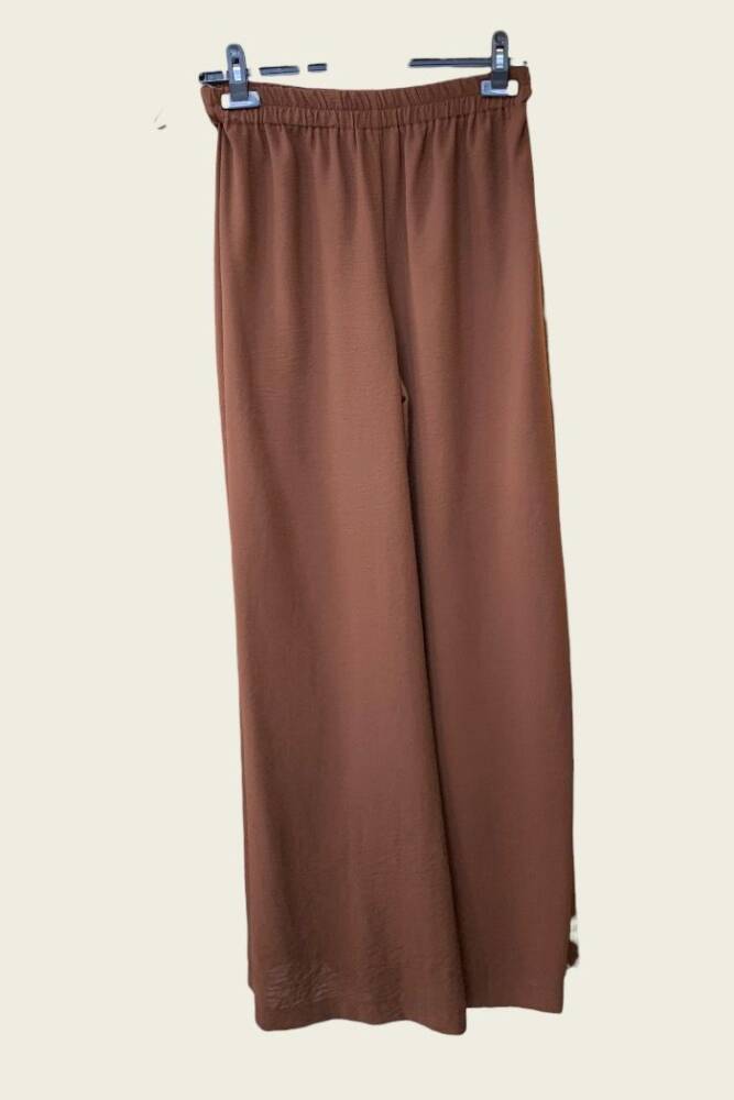 Taş İşleme Detaylı Pantolonlu Tunik Takım 8464 Kahverengi - 4