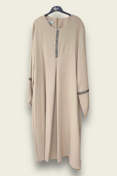 Taş İşleme Detaylı Pantolonlu Tunik Takım 8464 Taş - 2